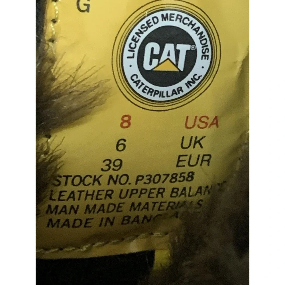 Caterpillar Florencia Waterproof Harness Boot W/ Faux Fur Lining Women's 8